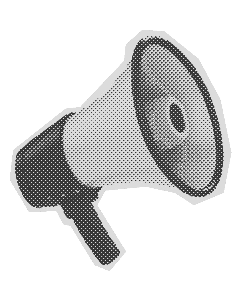 porte voix représentant la réussite en école d'orthophonie